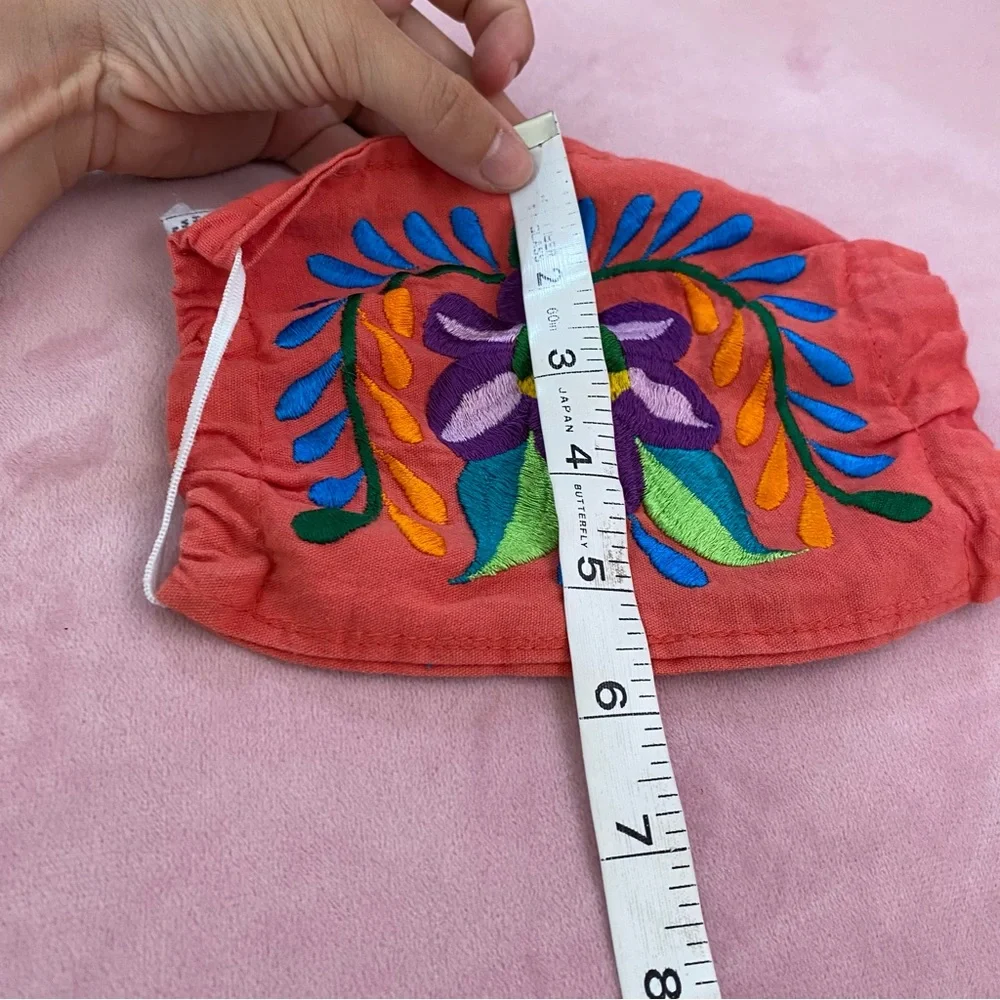 Face Mask Pretty Embroidered Floral Nose and Mouth protection